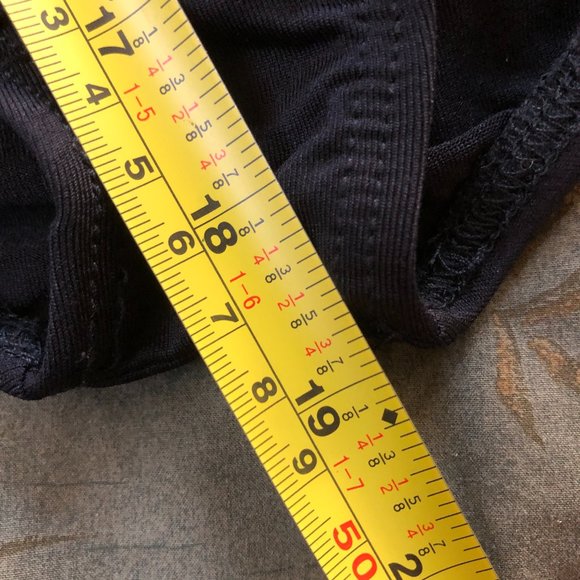 Black Leotard with Shimmery Polka Dot Mesh Ruffles and Flutter Sleeves - Picture 9 of 9